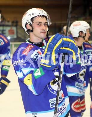 EBEL. Eishockey Bundesligal. EC VSV gegen Dornbirner Eishockey Club.  Klemen Pretnar (VSV). Villach, am 7.10.2012.
Foto: Kuess 


---
pressefotos, pressefotografie, kuess, qs, qspictures, sport, bild, bilder, bilddatenbank