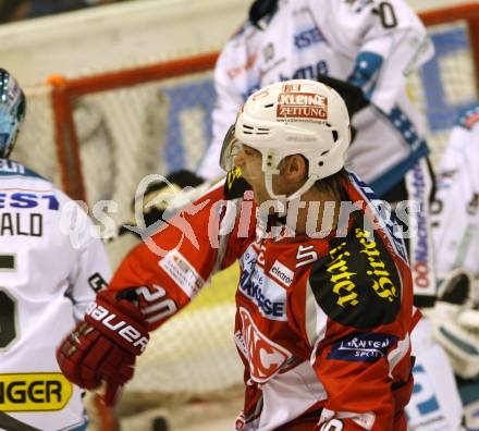 EBEL. Eishockey Bundesliga. EC KAC gegen EHC LIWEST Linz.  torjubel John Lammers, (KAC),  (Linz). Klagenfurt, am 7.10.2012.
Foto: Kuess 


---
pressefotos, pressefotografie, kuess, qs, qspictures, sport, bild, bilder, bilddatenbank