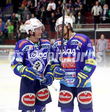 EBEL. Eishockey Bundesligal. EC VSV gegen Dornbirner Eishockey Club.  Derek Ryan, Michael Grabner (VSV). Villach, am 7.10.2012.
Foto: Kuess 


---
pressefotos, pressefotografie, kuess, qs, qspictures, sport, bild, bilder, bilddatenbank