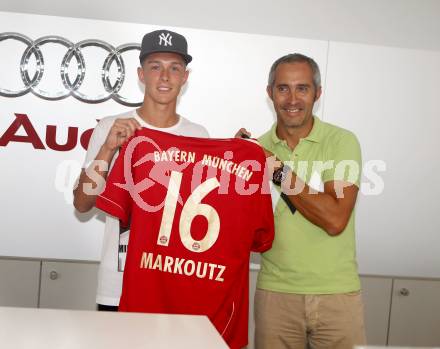 Fussball. Bayern Muenchen. Markoutz Oliver, Krainer Guenther. Klagenfurt, 16.8.2012.
Foto: Kuess
---
pressefotos, pressefotografie, kuess, qs, qspictures, sport, bild, bilder, bilddatenbank