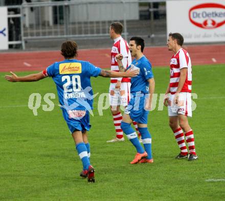 Fussball. Regionallliga. VSV gegen GAK. Torjubel Curic Denis (VSV). Villach, 13.10.2012.
Foto: Kuess
---
pressefotos, pressefotografie, kuess, qs, qspictures, sport, bild, bilder, bilddatenbank