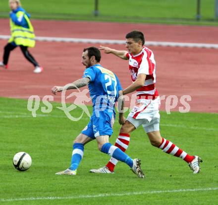 Fussball. Regionallliga. VSV gegen GAK. Pavlicic Rok (VSV), Sare Perica (GAK). Villach, 13.10.2012.
Foto: Kuess
---
pressefotos, pressefotografie, kuess, qs, qspictures, sport, bild, bilder, bilddatenbank