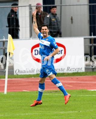 Fussball. Regionallliga. VSV gegen GAK. Torjubel Curic Denis (VSV). Villach, 13.10.2012.
Foto: Kuess
---
pressefotos, pressefotografie, kuess, qs, qspictures, sport, bild, bilder, bilddatenbank