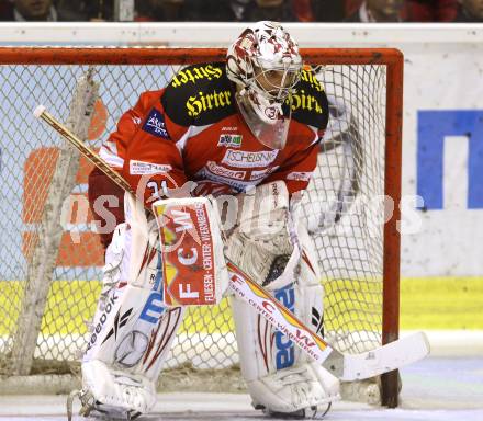 EBEL. Eishockey Bundesliga. EC KAC gegen VSV.  Andy Chiodo (KAC). Klagenfurt, am 14.10.2012.
Foto: Kuess 


---
pressefotos, pressefotografie, kuess, qs, qspictures, sport, bild, bilder, bilddatenbank