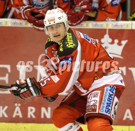 EBEL. Eishockey Bundesliga. EC KAC gegen VSV.  David Schuller (KAC). Klagenfurt, am 14.10.2012.
Foto: Kuess 


---
pressefotos, pressefotografie, kuess, qs, qspictures, sport, bild, bilder, bilddatenbank