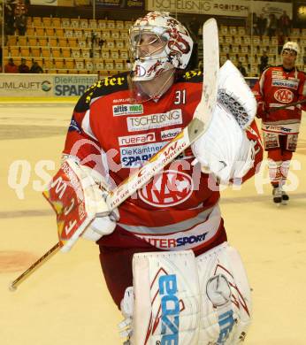 EBEL. Eishockey Bundesliga. EC KAC gegen VSV. Andy Chiodo  (KAC). Klagenfurt, am 14.10.2012.
Foto: Kuess 


---
pressefotos, pressefotografie, kuess, qs, qspictures, sport, bild, bilder, bilddatenbank