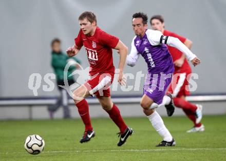 Fussball SK Austria Klagenfurt gegen St. Florian. Matthias Dollinger (Klagenfurt), Schmidthaler Gregor (St. Florian), Klagenfurt, 13.10.2012.
Foto: Kuess
---
pressefotos, pressefotografie, kuess, qs, qspictures, sport, bild, bilder, bilddatenbank