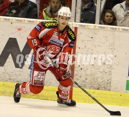 EBEL. Eishockey Bundesliga. EC KAC gegen VSV.  Stephan Geier (KAC). Klagenfurt, am 14.10.2012.
Foto: Kuess 


---
pressefotos, pressefotografie, kuess, qs, qspictures, sport, bild, bilder, bilddatenbank