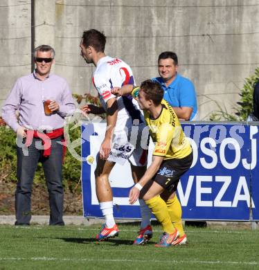 Fussball. Regionallliga. SAK gegen Allerheiligen. Kropiunik Marjan (SAK), Kulnik Michael (Allerheiligen). Klagenfurt, 20.10.2012.
Foto: Kuess
---
pressefotos, pressefotografie, kuess, qs, qspictures, sport, bild, bilder, bilddatenbank