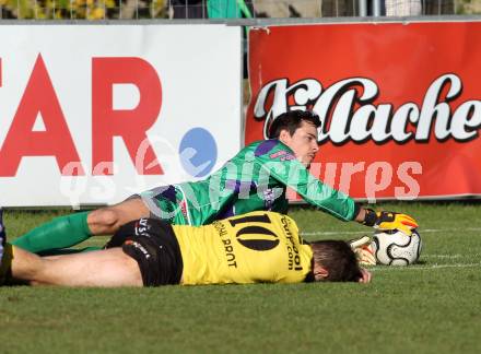 Fussball. Regionallliga. SAK gegen Allerheiligen. Reichmann Marcel (SAK), Six Martin (Allerheiligen). Klagenfurt, 20.10.2012.
Foto: Kuess
---
pressefotos, pressefotografie, kuess, qs, qspictures, sport, bild, bilder, bilddatenbank