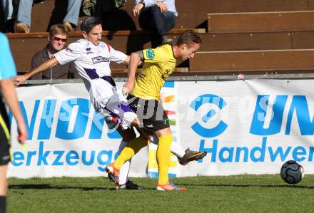 Fussball. Regionallliga. SAK gegen Allerheiligen. Thomas Riedl (SAK), Kulnik Michael (Allerheiligen). Klagenfurt, 20.10.2012.
Foto: Kuess
---
pressefotos, pressefotografie, kuess, qs, qspictures, sport, bild, bilder, bilddatenbank