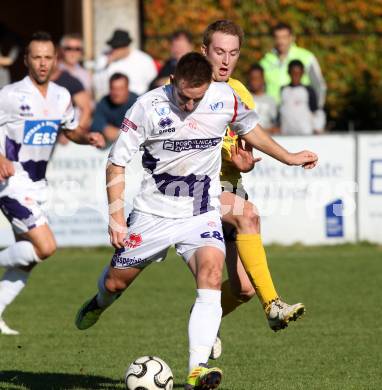 Fussball. Regionallliga. SAK gegen Allerheiligen. Biscan Darijo (SAK), Fauland Bernhard (Allerheiligen). Klagenfurt, 20.10.2012.
Foto: Kuess
---
pressefotos, pressefotografie, kuess, qs, qspictures, sport, bild, bilder, bilddatenbank