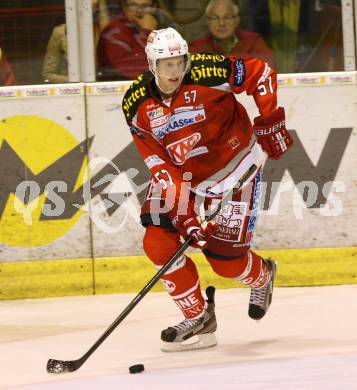 EBEL. Eishockey Bundesliga. EC KAC gegen HC TWK Innsbruck "Die Haie".   Tyler Myers (KAC). Klagenfurt, am 21.10.2012.
Foto: Kuess 


---
pressefotos, pressefotografie, kuess, qs, qspictures, sport, bild, bilder, bilddatenbank