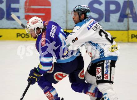 EBEL. Eishockey Bundesligal. EC VSV gegen EHC LIWEST Linz.  Michael Grabner,  (VSV), Philipp Lukas (Linz). Villach, am 21.10.2012.
Foto: Kuess 


---
pressefotos, pressefotografie, kuess, qs, qspictures, sport, bild, bilder, bilddatenbank