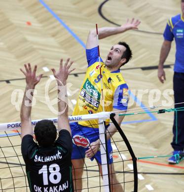 Volleyball. MEVZA. SK Aich/Dob gegen Kakanj. Grut Andrej (Aich/Dob). Bleiburg, 24.10.2012.
Foto: Kuess
---
pressefotos, pressefotografie, kuess, qs, qspictures, sport, bild, bilder, bilddatenbank