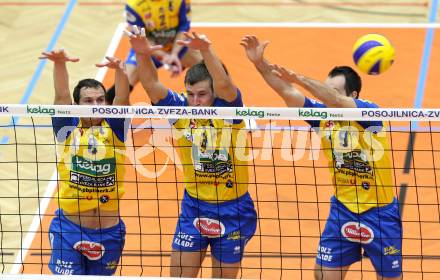 Volleyball. MEVZA. SK Aich/Dob gegen Kakanj. Rok Satler, Hruska Michal, Grut Andrej (Aich/Dob). Bleiburg, 24.10.2012.
Foto: Kuess
---
pressefotos, pressefotografie, kuess, qs, qspictures, sport, bild, bilder, bilddatenbank