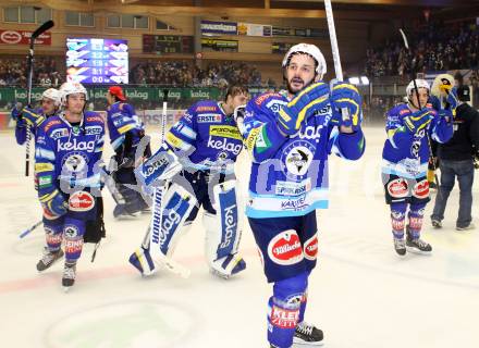 EBEL. Eishockey Bundesliga. EC VSV gegen KAC.  Jubel VSV. Villach, am 26.10.2012.
Foto: Kuess 


---
pressefotos, pressefotografie, kuess, qs, qspictures, sport, bild, bilder, bilddatenbank