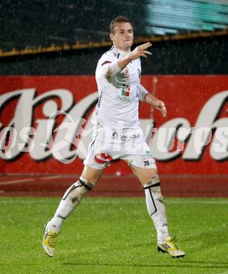 Fussball. Bundesliga. RZ Pellets WAC gegen SK Puntigamer Sturm Graz.  Torjubel Michael Sollbauer (WAC). Wolfsberg, 27.10.2012.
Foto: Kuess

---
pressefotos, pressefotografie, kuess, qs, qspictures, sport, bild, bilder, bilddatenbank