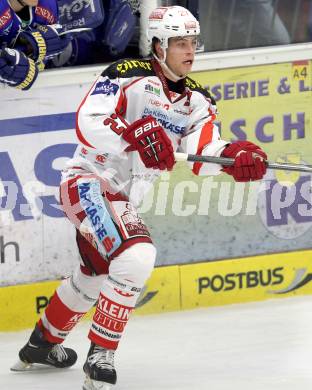 EBEL. Eishockey Bundesliga. EC VSV gegen KAC. Thomas Hundertpfund (KAC). Villach, am 26.10.2012.
Foto: Kuess 


---
pressefotos, pressefotografie, kuess, qs, qspictures, sport, bild, bilder, bilddatenbank