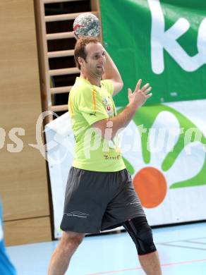 Handball Bundesliga. HC Kelag Kaernten gegen UHC Erste Bank Hollabrunn.  Bostjan Hribar (HCK). Klagenfurt, am 20.10.2012.
Foto: Kuess
---
pressefotos, pressefotografie, kuess, qs, qspictures, sport, bild, bilder, bilddatenbank