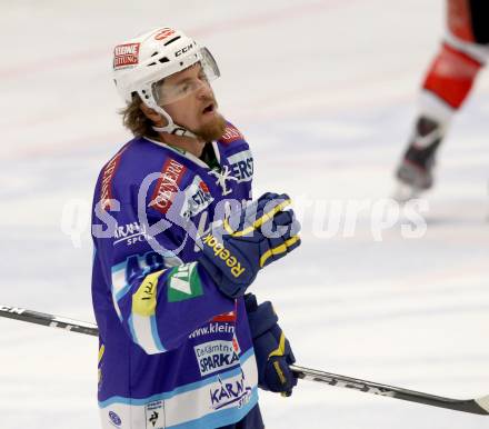 EBEL. Eishockey Bundesliga. EC VSV gegen HC TWK Innsbruck "Die Haie".  Torjubel Michael Grabner (VSV). Villach, am 30.10.2012.
Foto: Kuess 


---
pressefotos, pressefotografie, kuess, qs, qspictures, sport, bild, bilder, bilddatenbank