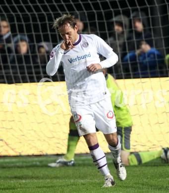 Fussball. OEFB Cup. VSV gegen Austria Wien. Torjubel Tomas Jun (Austria Wien). Villach, 31.10.2012. 
Foto: Kuess

---
pressefotos, pressefotografie, kuess, qs, qspictures, sport, bild, bilder, bilddatenbank