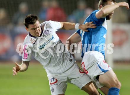 Fussball. OEFB Cup. VSV gegen Austria Wien. Udo Gasser, (VSV), Marko Stankovic  (Austria Wien). Villach, 31.10.2012. 
Foto: Kuess

---
pressefotos, pressefotografie, kuess, qs, qspictures, sport, bild, bilder, bilddatenbank