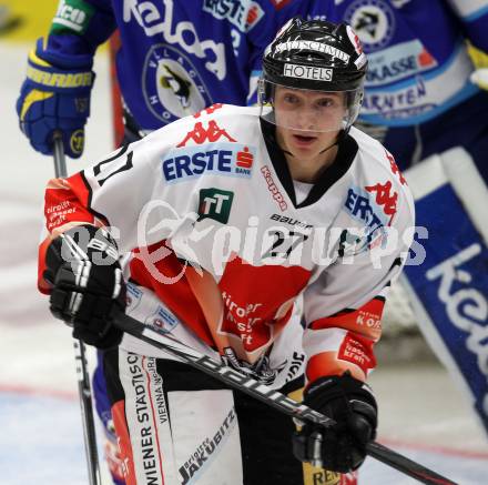 EBEL. Eishockey Bundesliga. EC VSV gegen HC TWK Innsbruck "Die Haie".  Andreas Hanschitz (Innsbruck). Villach, am 30.10.2012.
Foto: Kuess 


---
pressefotos, pressefotografie, kuess, qs, qspictures, sport, bild, bilder, bilddatenbank