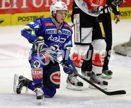 EBEL. Eishockey Bundesliga. EC VSV gegen HC TWK Innsbruck "Die Haie".  Antti Pusa (VSV). Villach, am 30.10.2012.
Foto: Kuess 


---
pressefotos, pressefotografie, kuess, qs, qspictures, sport, bild, bilder, bilddatenbank