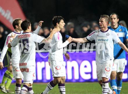 Fussball. OEFB Cup. VSV gegen Austria Wien. Torjubel Philipp Hosiner (Austria Wien). Villach, 31.10.2012. 
Foto: Kuess

---
pressefotos, pressefotografie, kuess, qs, qspictures, sport, bild, bilder, bilddatenbank