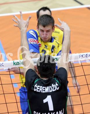 Volleyball. MEVZA. SK Aich/Dob gegen Kakanj. Michal Hruska  (Aich/Dob). Bleiburg, 24.10.2012.
Foto: Kuess
---
pressefotos, pressefotografie, kuess, qs, qspictures, sport, bild, bilder, bilddatenbank