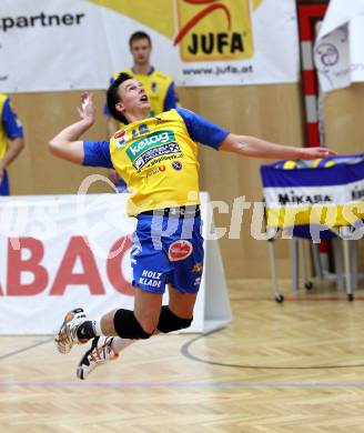 Volleyball. MEVZA. SK Aich/Dob gegen Kakanj.  Wojciech Wlodarczyk (Aich/Dob). Bleiburg, 24.10.2012.
Foto: Kuess
---
pressefotos, pressefotografie, kuess, qs, qspictures, sport, bild, bilder, bilddatenbank