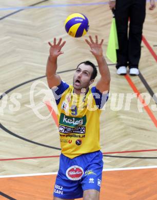 Volleyball. MEVZA. SK Aich/Dob gegen Kakanj.  Andrej Grut (Aich/Dob). Bleiburg, 24.10.2012.
Foto: Kuess
---
pressefotos, pressefotografie, kuess, qs, qspictures, sport, bild, bilder, bilddatenbank