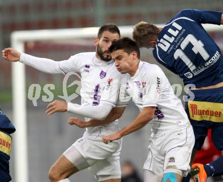 Fussball Regionalliga. SK Austria Klagenfurt gegen Kalsdorf. Oliver Pusztai, Siegfried Rasswalder,  (Klagenfurt), Tadej Trdina (Kalsdorf). Klagenfurt, 3.11.2012.
Foto: Kuess
---
pressefotos, pressefotografie, kuess, qs, qspictures, sport, bild, bilder, bilddatenbank