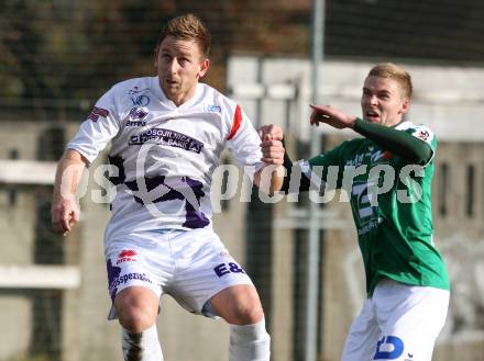 Fussball Regionalliga. SAK gegen Wallern. Darijo Biscan, (SAK), Philipp Haslgruber (Wallern). Klagenfurt, 3.11.2012.
Foto: Kuess
---
pressefotos, pressefotografie, kuess, qs, qspictures, sport, bild, bilder, bilddatenbank