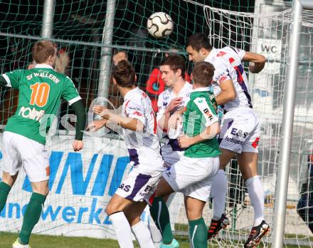 Fussball Regionalliga. SAK gegen Wallern. Florian Oberrisser, Martin Lenosek, Murat Veliu, (SAK), Philipp Haslgruber, Marco Roser (Wallern). Klagenfurt, 3.11.2012.
Foto: Kuess
---
pressefotos, pressefotografie, kuess, qs, qspictures, sport, bild, bilder, bilddatenbank