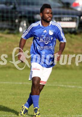 Fussball Kaerntner Liga. Maria Saal gegen Treibach. Akamba Mangbwa Hyacinthie (Treibach). Maria Saal, 3.11.2012.
Foto: kuess
---
pressefotos, pressefotografie, kuess, qs, qspictures, sport, bild, bilder, bilddatenbank