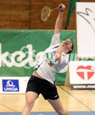 Badminton Bundesliga. ASKOE Kelag Kaernten gegen BSC 70 Linz. Jenny Ertl (Kaernten). KLagenfurt, am 10.11.2012.
Foto: Kuess
---
pressefotos, pressefotografie, kuess, qs, qspictures, sport, bild, bilder, bilddatenbank