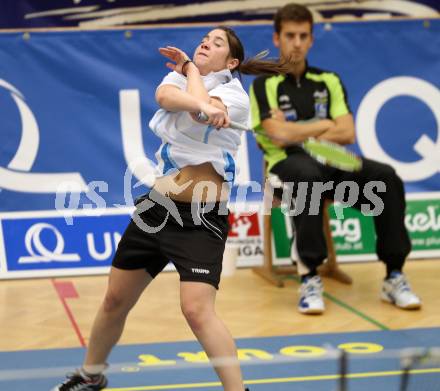 Badminton Bundesliga. ASKOE Kelag Kaernten gegen BSC 70 Linz. Belinda Heber (Kaernten). KLagenfurt, am 10.11.2012.
Foto: Kuess
---
pressefotos, pressefotografie, kuess, qs, qspictures, sport, bild, bilder, bilddatenbank