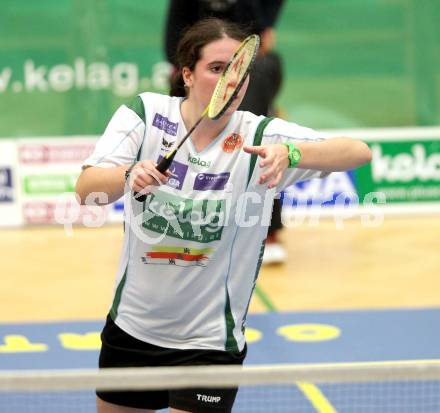 Badminton Bundesliga. ASKOE Kelag Kaernten gegen BSC 70 Linz. Jenny Ertl (Kaernten). KLagenfurt, am 10.11.2012.
Foto: Kuess
---
pressefotos, pressefotografie, kuess, qs, qspictures, sport, bild, bilder, bilddatenbank