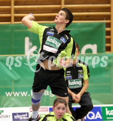 Badminton Bundesliga. ASKOE Kelag Kaernten gegen BSC 70 Linz. Paul Demmelmayer (Kaernten). KLagenfurt, am 10.11.2012.
Foto: Kuess
---
pressefotos, pressefotografie, kuess, qs, qspictures, sport, bild, bilder, bilddatenbank