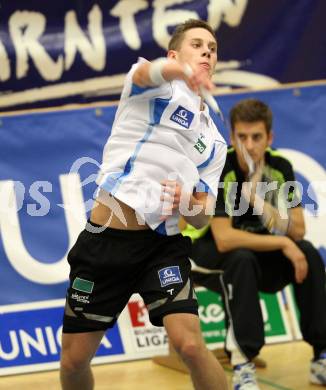 Badminton Bundesliga. ASKOE Kelag Kaernten gegen BSC 70 Linz. Dominik Trojan (Kaernten). KLagenfurt, am 10.11.2012.
Foto: Kuess
---
pressefotos, pressefotografie, kuess, qs, qspictures, sport, bild, bilder, bilddatenbank