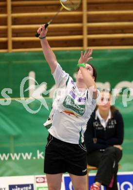 Badminton Bundesliga. ASKOE Kelag Kaernten gegen BSC 70 Linz. Jenny Ertl (Kaernten). KLagenfurt, am 10.11.2012.
Foto: Kuess
---
pressefotos, pressefotografie, kuess, qs, qspictures, sport, bild, bilder, bilddatenbank