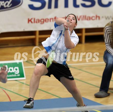 Badminton Bundesliga. ASKOE Kelag Kaernten gegen BSC 70 Linz. Belinda Heber (Kaernten). KLagenfurt, am 10.11.2012.
Foto: Kuess
---
pressefotos, pressefotografie, kuess, qs, qspictures, sport, bild, bilder, bilddatenbank