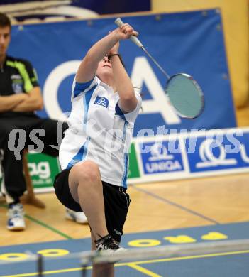 Badminton Bundesliga. ASKOE Kelag Kaernten gegen BSC 70 Linz. Belinda Heber (Kaernten). KLagenfurt, am 10.11.2012.
Foto: Kuess
---
pressefotos, pressefotografie, kuess, qs, qspictures, sport, bild, bilder, bilddatenbank