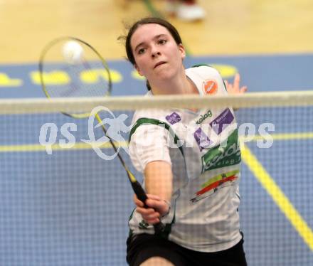 Badminton Bundesliga. ASKOE Kelag Kaernten gegen BSC 70 Linz. Jenny Ertl (Kaernten). KLagenfurt, am 10.11.2012.
Foto: Kuess
---
pressefotos, pressefotografie, kuess, qs, qspictures, sport, bild, bilder, bilddatenbank
