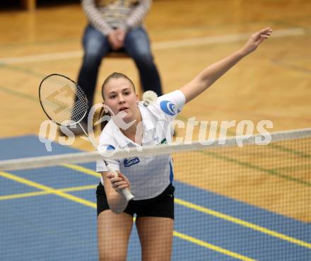 Badminton Bundesliga. ASKOE Kelag Kaernten gegen BSC 70 Linz. Anna Demmelmayer (Kaernten). KLagenfurt, am 10.11.2012.
Foto: Kuess
---
pressefotos, pressefotografie, kuess, qs, qspictures, sport, bild, bilder, bilddatenbank