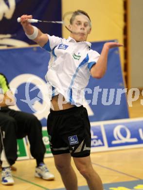 Badminton Bundesliga. ASKOE Kelag Kaernten gegen BSC 70 Linz. Dominik Trojan (Kaernten). KLagenfurt, am 10.11.2012.
Foto: Kuess
---
pressefotos, pressefotografie, kuess, qs, qspictures, sport, bild, bilder, bilddatenbank
