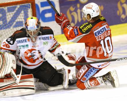 EBEL. Eishockey Bundesliga. EC KAC gegen HC Orli Znojmo. Tyler Scofield,   (KAC), Ondrej Kacetl (Znojmo). Klagenfurt, am 14.11.2012.
Foto: Kuess 


---
pressefotos, pressefotografie, kuess, qs, qspictures, sport, bild, bilder, bilddatenbank