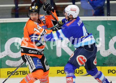 EBEL. Eishockey Bundesliga. EC VSV gegen Moser Medical Graz 99ers.  Mario Altmann,  (VSV), Guillaume Lefebvre (Graz). Villach, am 14.11.2012.
Foto: Kuess 


---
pressefotos, pressefotografie, kuess, qs, qspictures, sport, bild, bilder, bilddatenbank